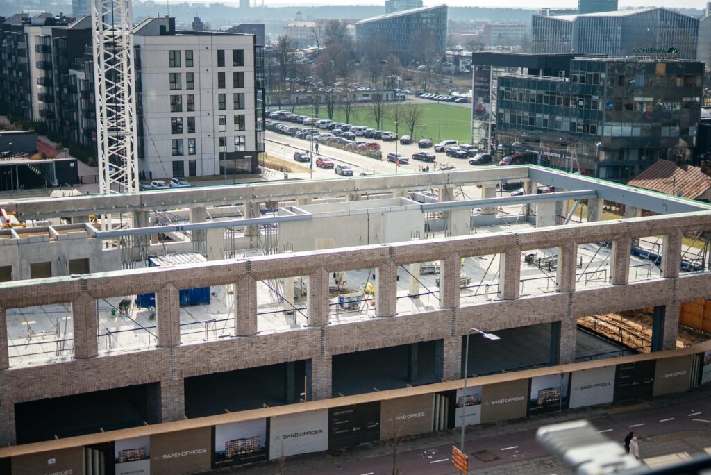 Sand Offices (Žalgirio g. 114) - Office center - construction photos