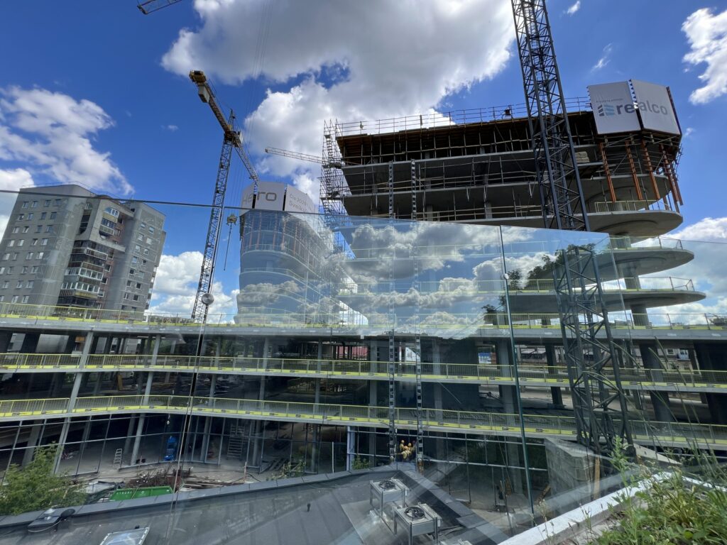 HERO (Lvivo g. 21) - Office center - construction photos