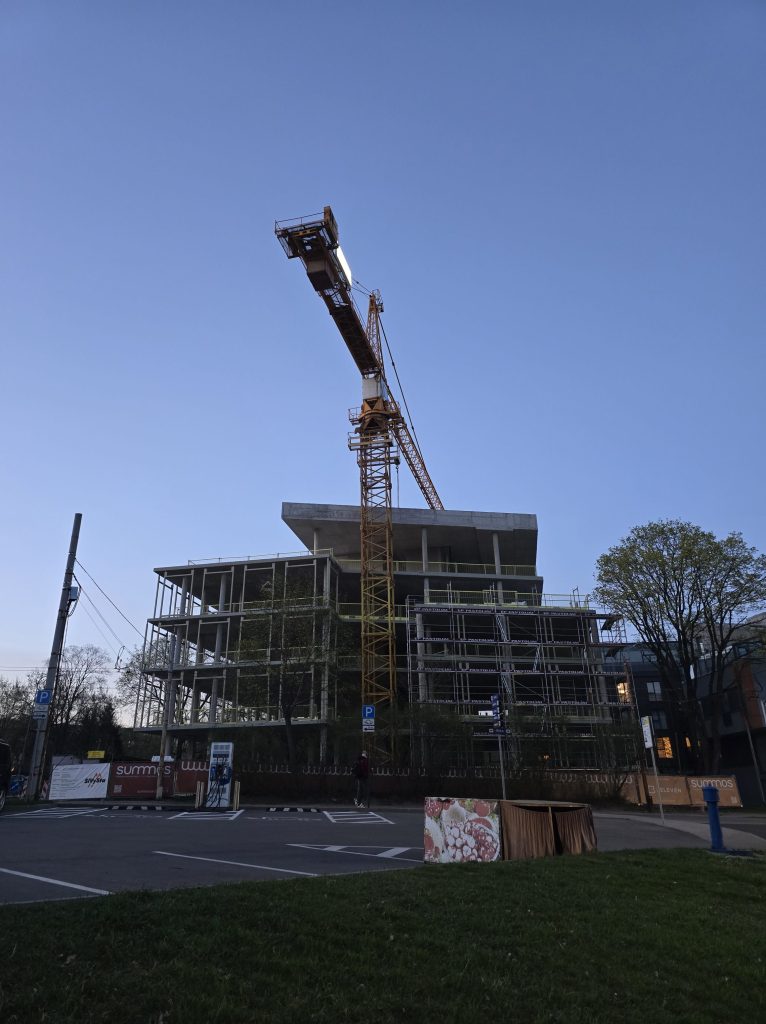 Summos (Lapių g. 3) - Office center - construction photos