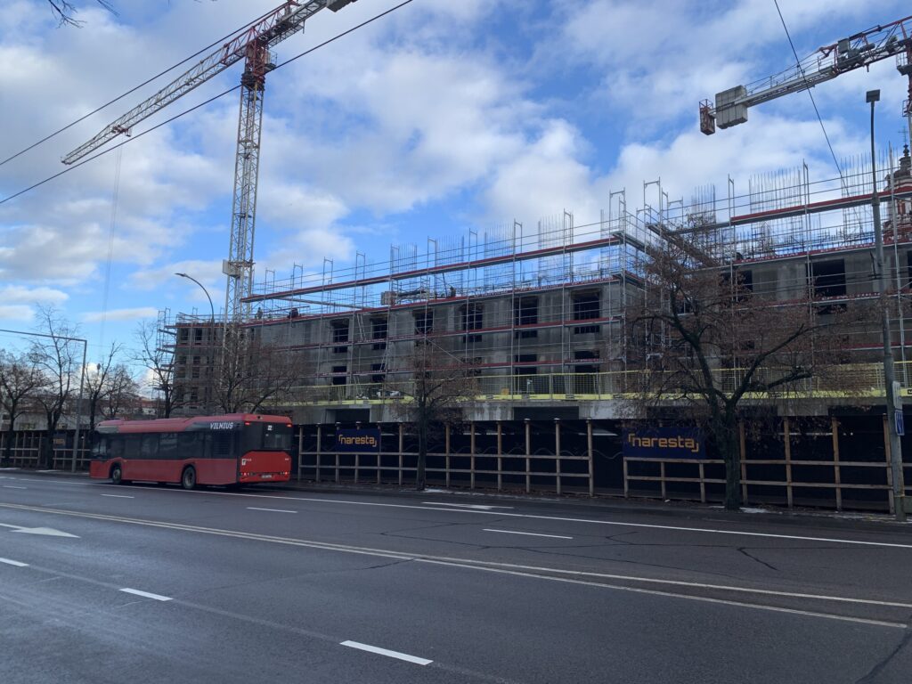 Vasario 16-osios (Vasario 16-osios g. 1) - Hotel, Office center, Primary and secondary education - construction photos