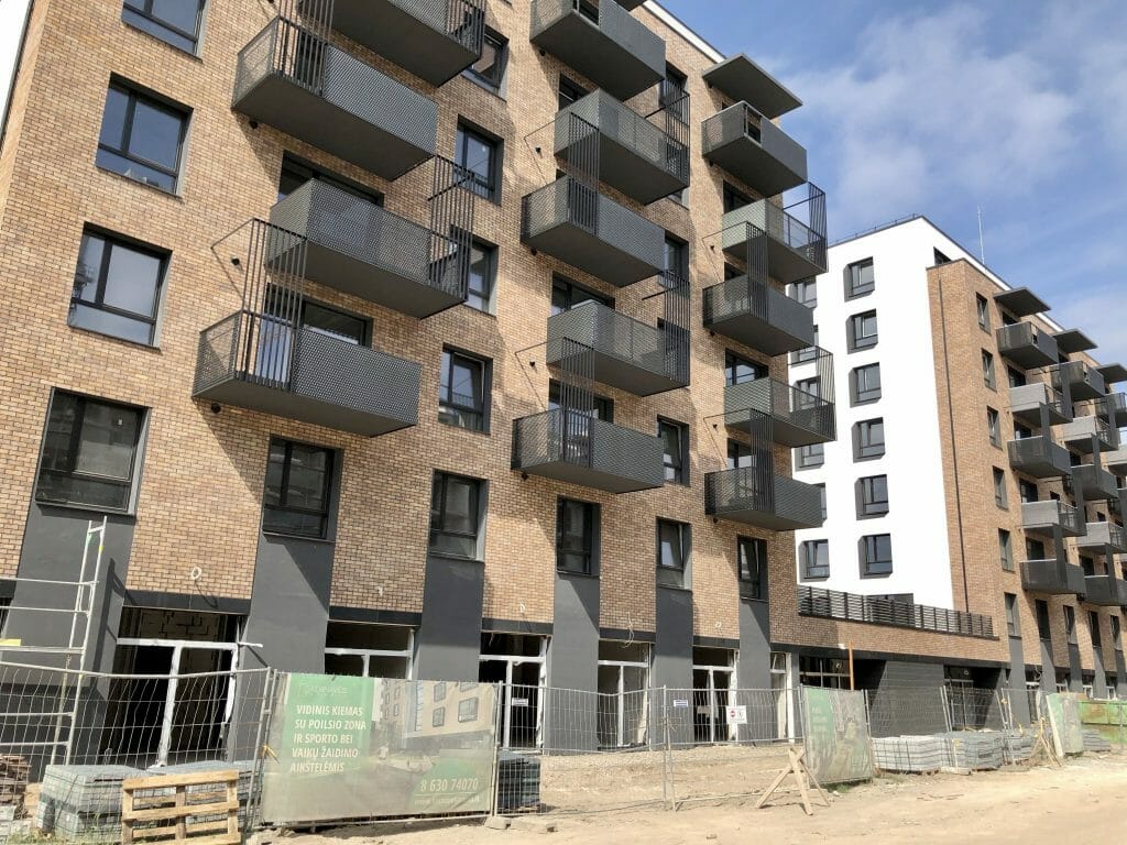 Kernavės aveniu (Kernavės g. 4) - Multi apartment - construction photos