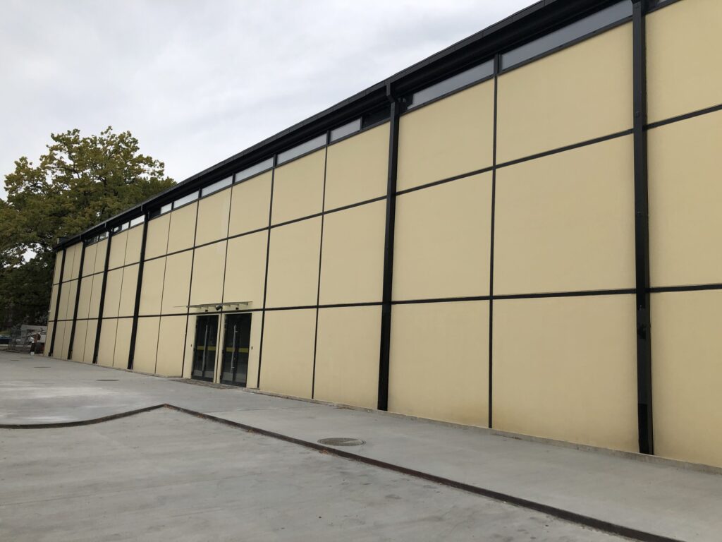 Kauno sporto halė (Perkūno al. 5) - Sports arena - construction photos