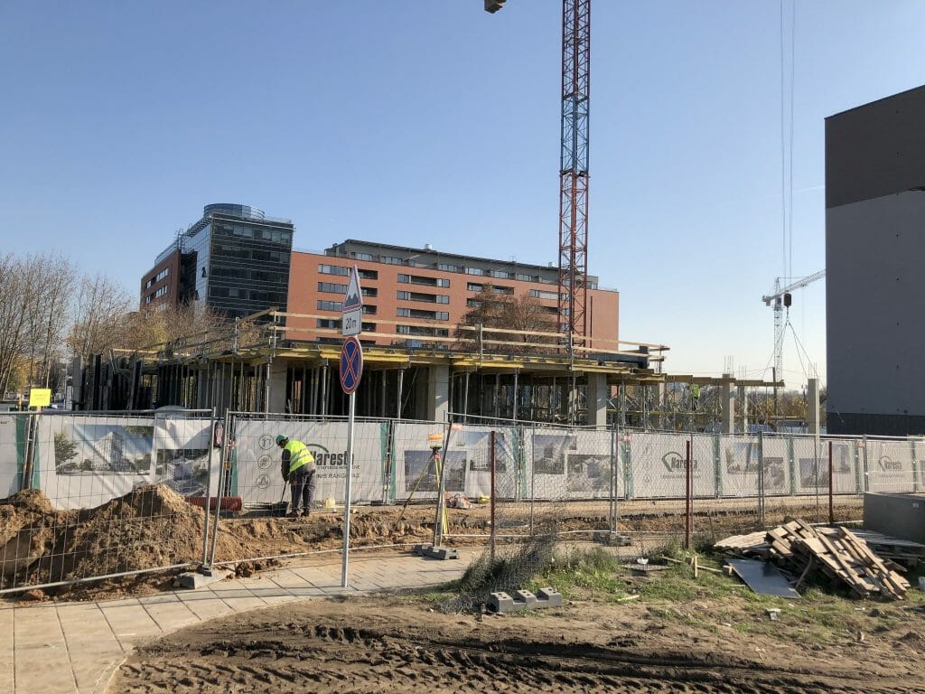 Žalgirio 94 (Žalgirio g. 94) - Office center - construction photos