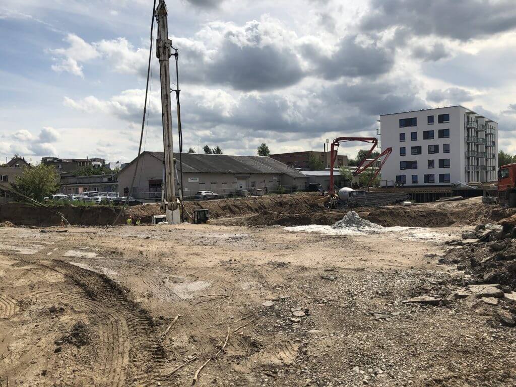 Paparčių namai 2 etapas (Utenos g. 41A) - Daugiabutis - statybų nuotraukos