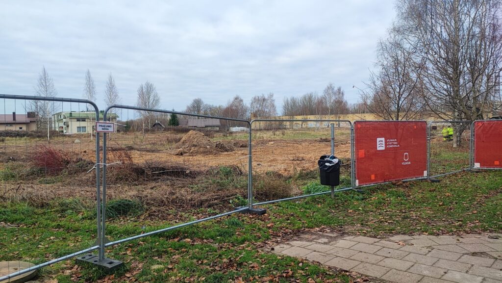 Mykolo Biržiškos gimnazijos futbolo stadionas (Taikos g. 81) - Sports field or court - construction photos