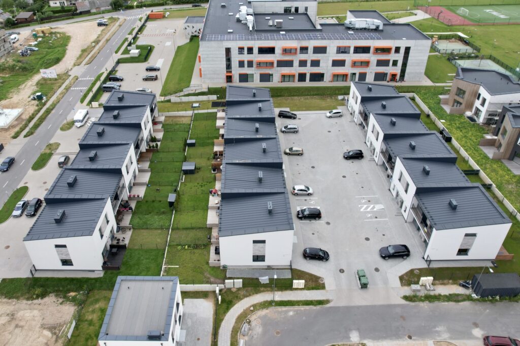 Lukšinės namai (Albanų g. 10) (Albanų g. 10) - Row housing - construction photos