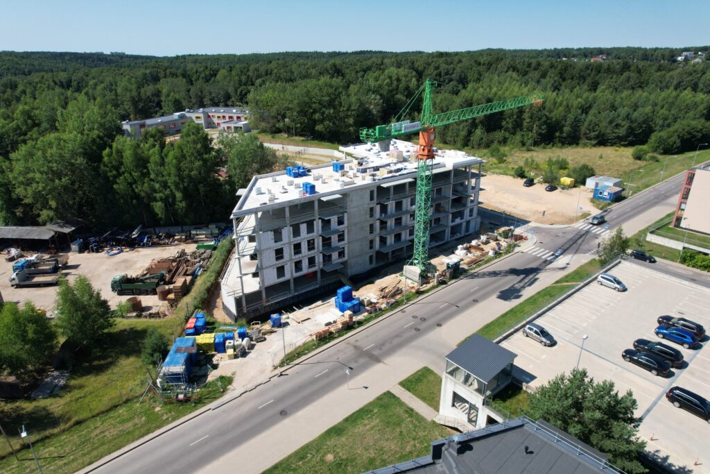 B Kvadratu (Bajorų kel. 8) (Bajorų kel. 8) - Multi apartment - construction photos