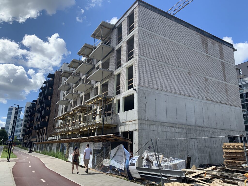 Kernavės aveniu 2 etapas (Kernavės g. 14) - Multi apartment - construction photos