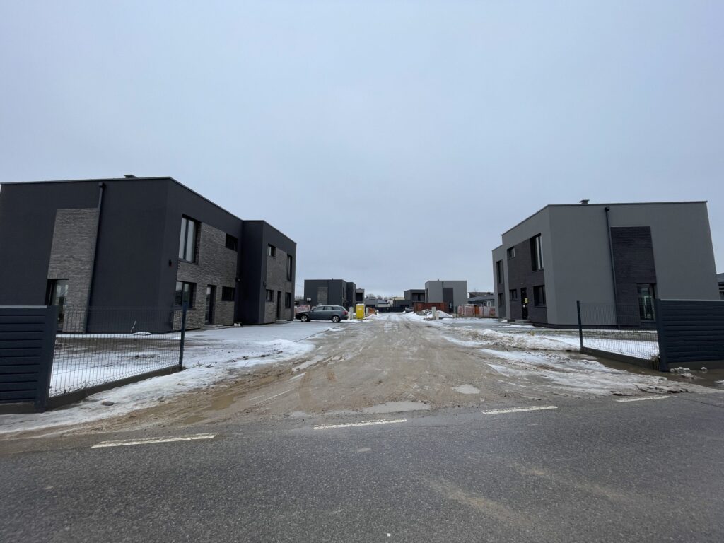 M. ir P. Šalčių g. 45-57 (M. ir P. Šalčių g. 45-57) - Rindu mājas - būvdarbu attēli