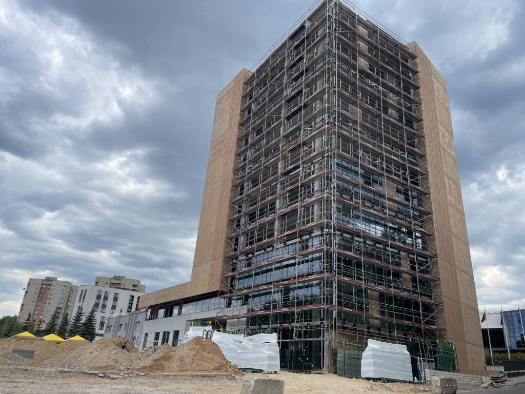 Ateities Trio verslo centras (Ateities g. 29) - Office center - construction photos