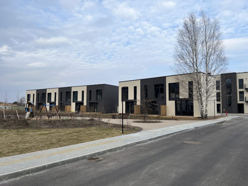 MO Garden 1 etapas (sublokuoti namai) (Mozūriškių g. 188, 200, 202, 204, 206, 208, 210, 212, 222, 224, 226, 228) - Row housing - construction photos