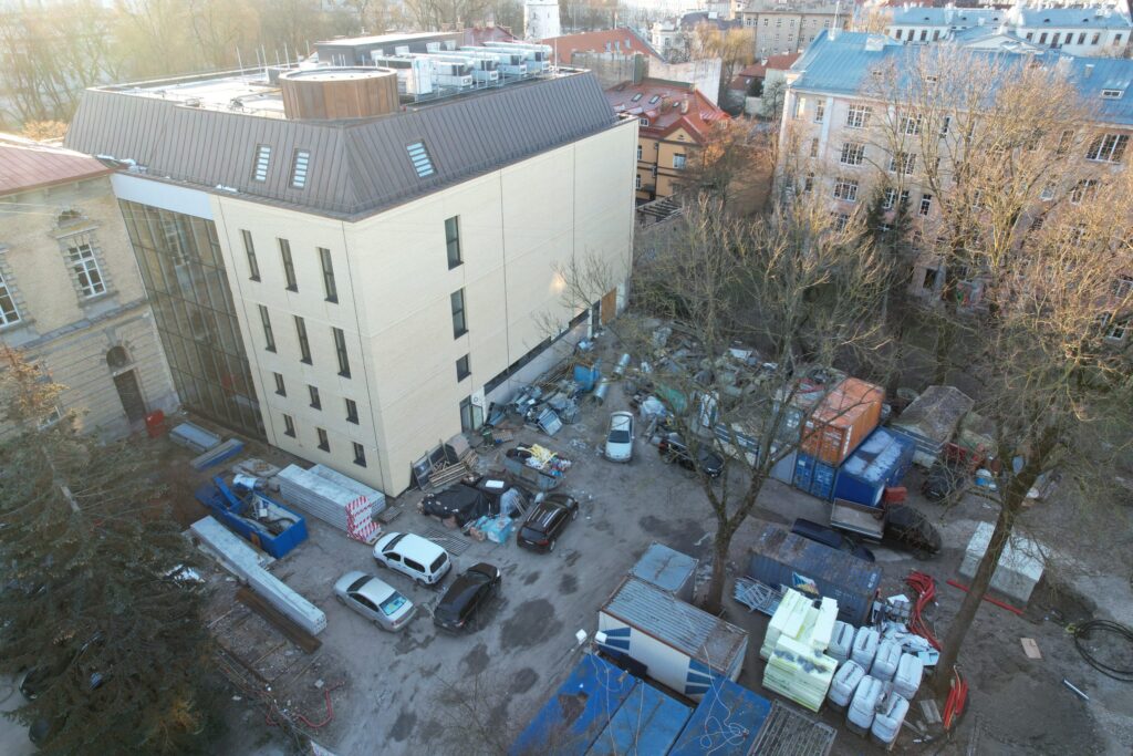 Vrublevskių bibliotekos rekonstrukcija (Žygimantų g. 1) - Library - construction photos