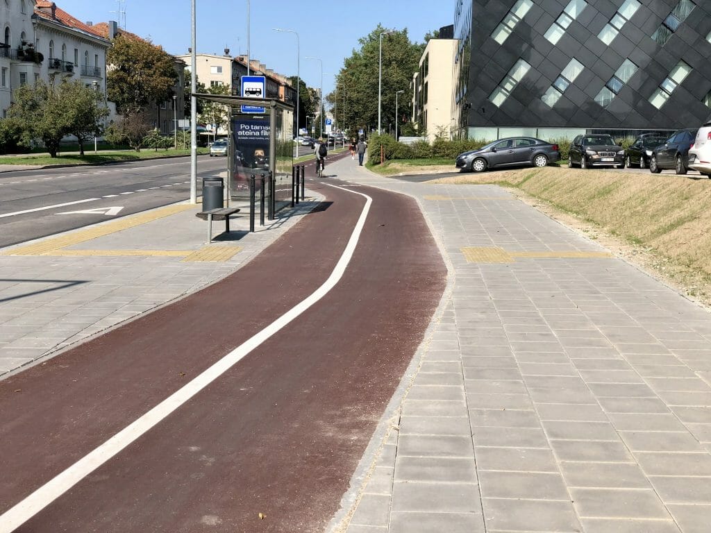 Rinktinės g. dviračių takas (Rinktinės g.) - Bike path - construction photos