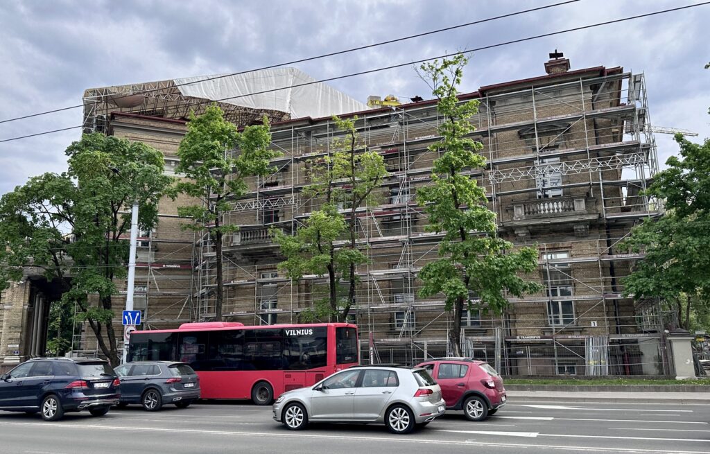 Vrublevskių bibliotekos rekonstrukcija (Žygimantų g. 1) - Library - construction photos