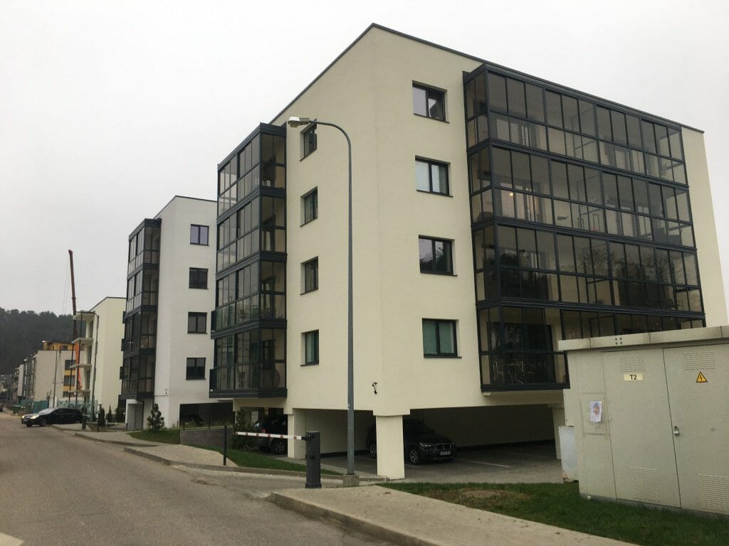 Lampėdžio takas 1 etapas (Įkalnės aklg.) - Multi apartment - construction photos