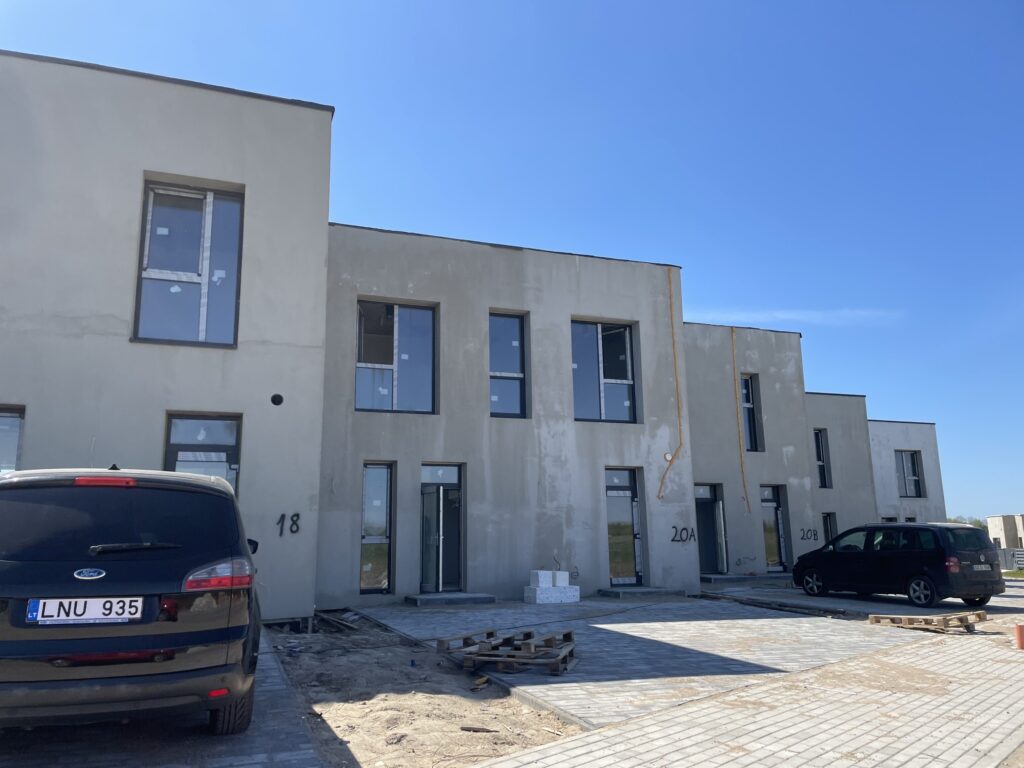 STALUPĖNAI (Stalupėnų g. 2, 4, 6, 6A, 8, 10, 12, 14, 16, 18, 20, 22, 24) - Row housing - construction photos