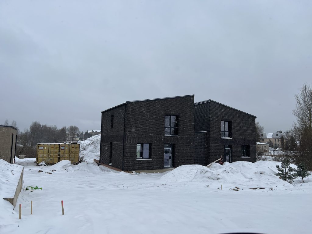 Miesto meldai (Pagudės g. 1, 3, 5, 7, 9, 11, 13) - Private house community - construction photos
