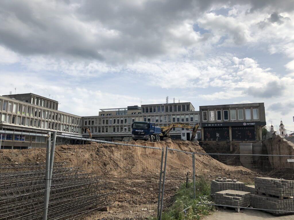 Artery (Konstitucijos pr. 18B) - Biroju centrs - būvdarbu attēli