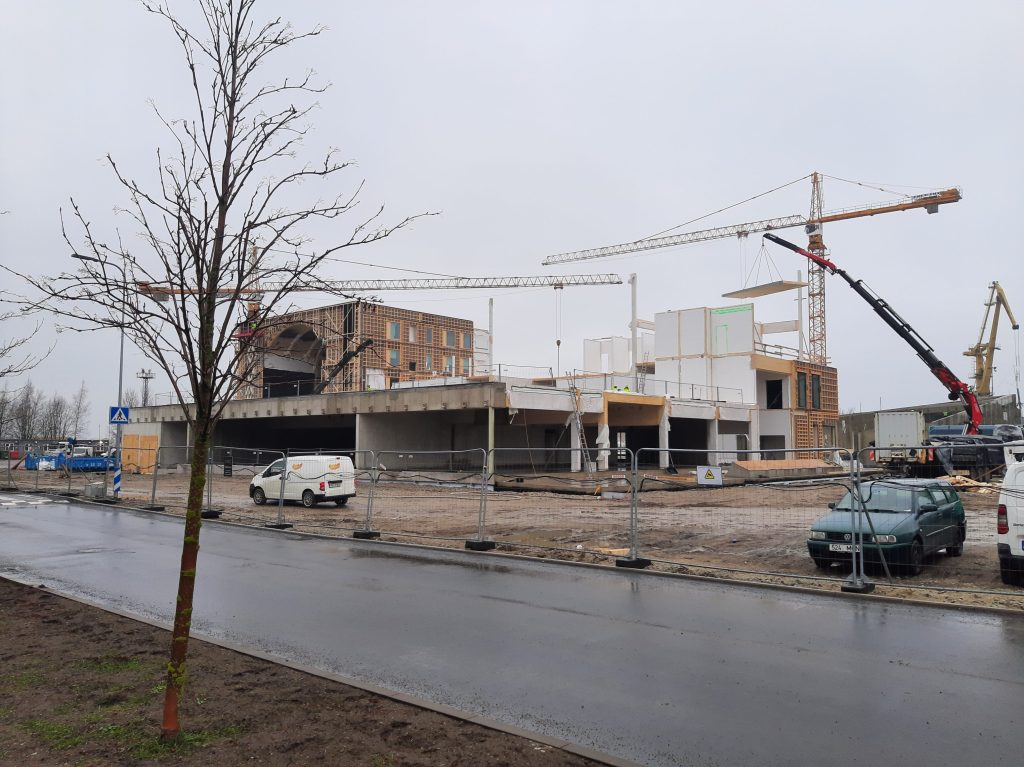 Keskkonnamaja (Vesilennuki 12) - Administrative, Museum - construction photos