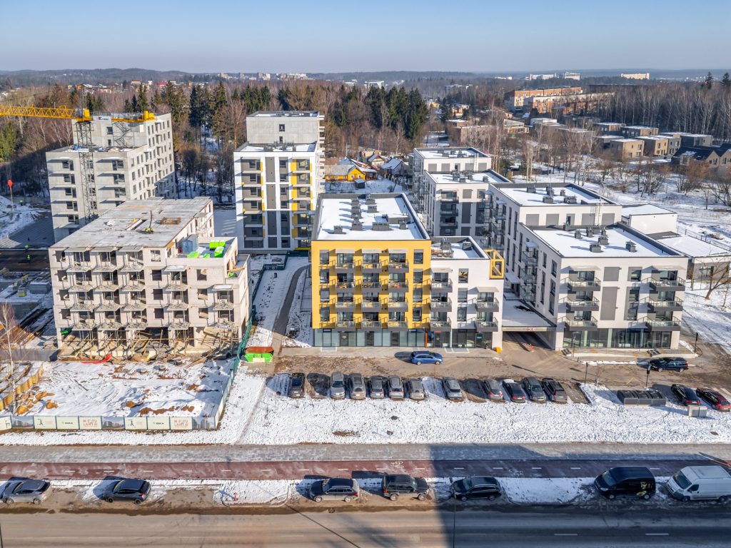 Metų laikai 2 etapas (Visorių g. 27) - Multi apartment - construction photos