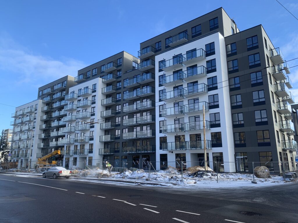 Verkių sodas 3 etapas (Verkių g. 39) - Multi apartment - construction photos