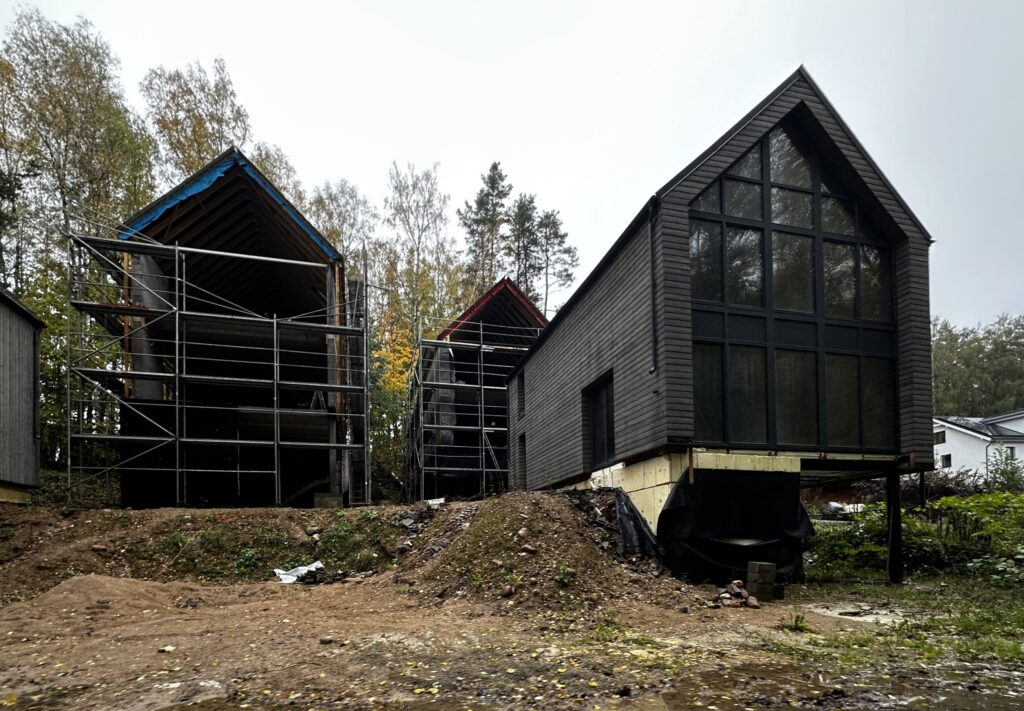 Pupojų g. 32, 34 (Pupojų g. 32, 34) - Private house community - construction photos