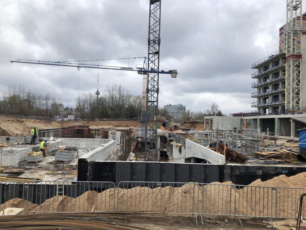 Skylum 2 etapas (Viršilų g. 6) - Multi apartment - construction photos