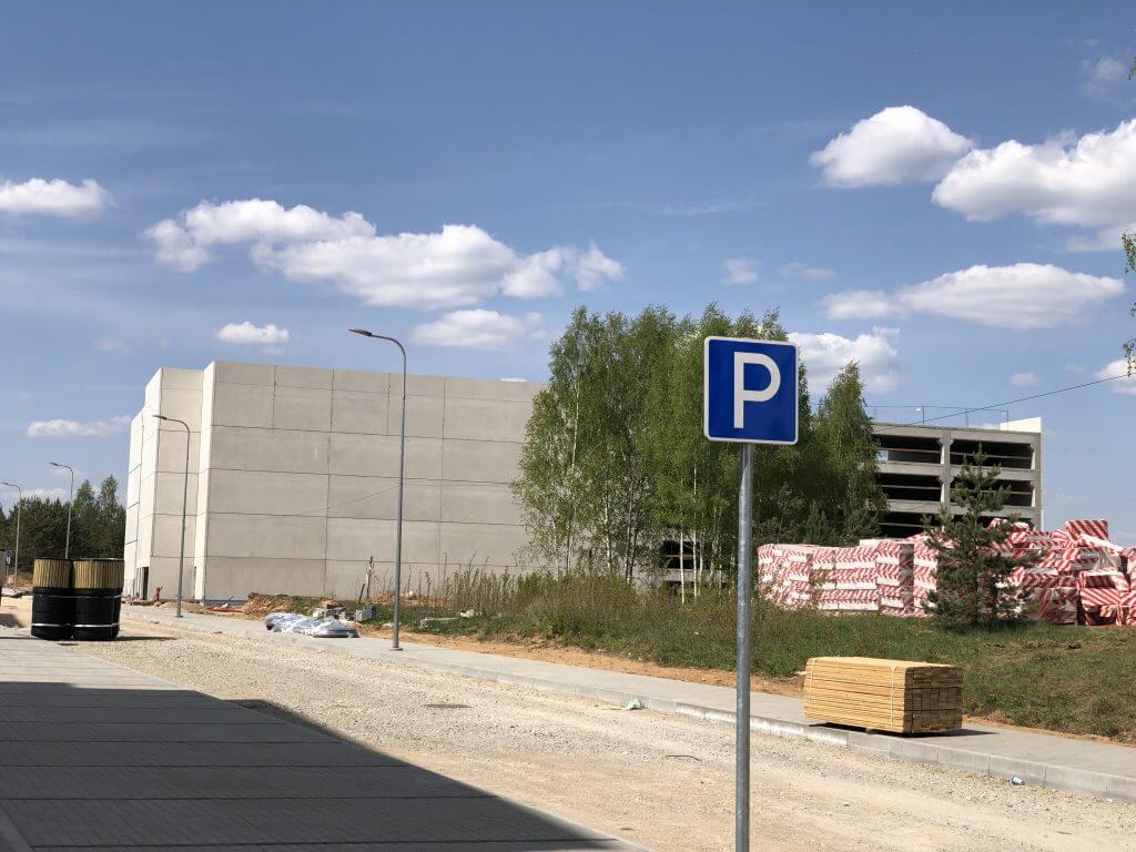 Stovėjimo aikštelė Karaliaučiaus g. (Karaliaučiaus g. 26) - Parking facility - construction photos