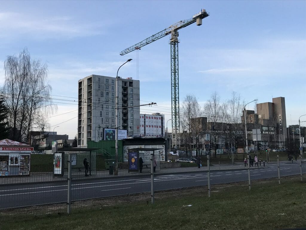 Viršuliškių stogai (Viršuliškių g. 38) - Multi apartment - construction photos