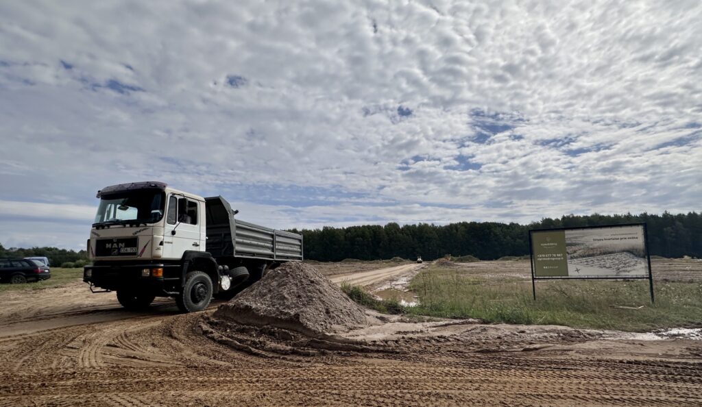Kunigiškių perlas (Putpelių g., Fazanų g., Alksnyno g.) - Land plots - construction photos