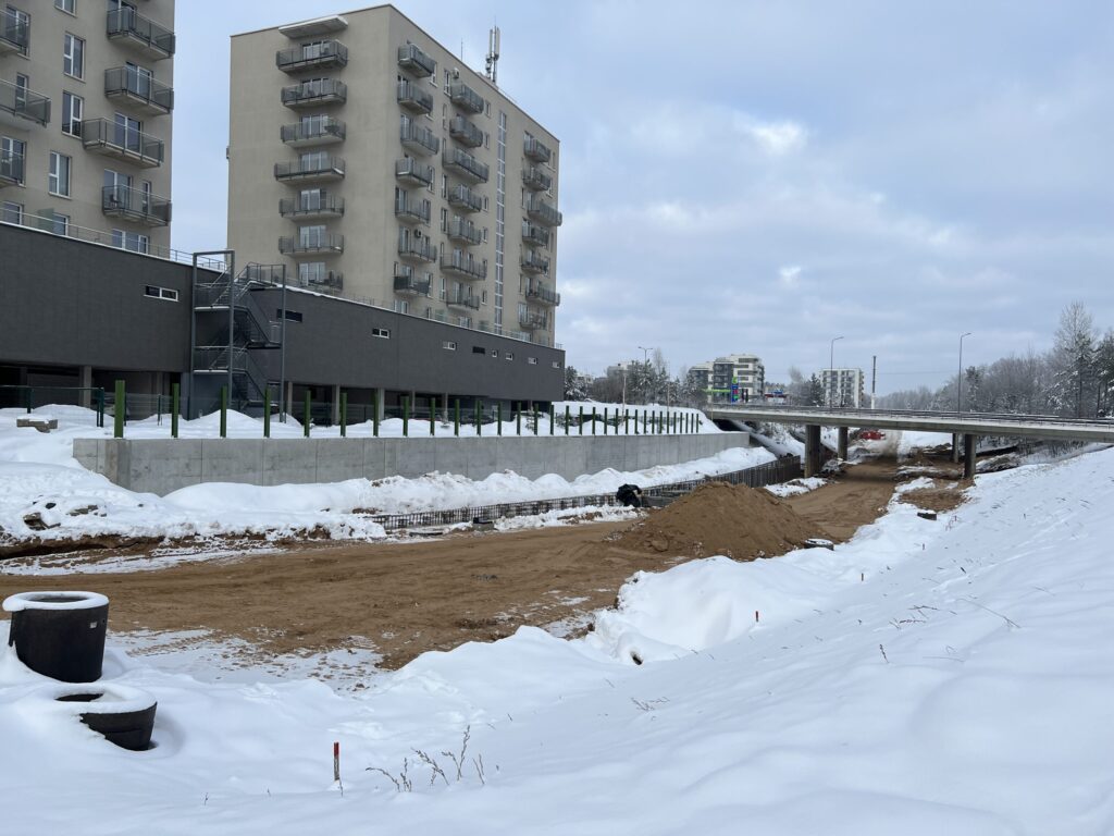 Smalinės g. tęsinys (Smalinės g.) - Bike path, Street - construction photos