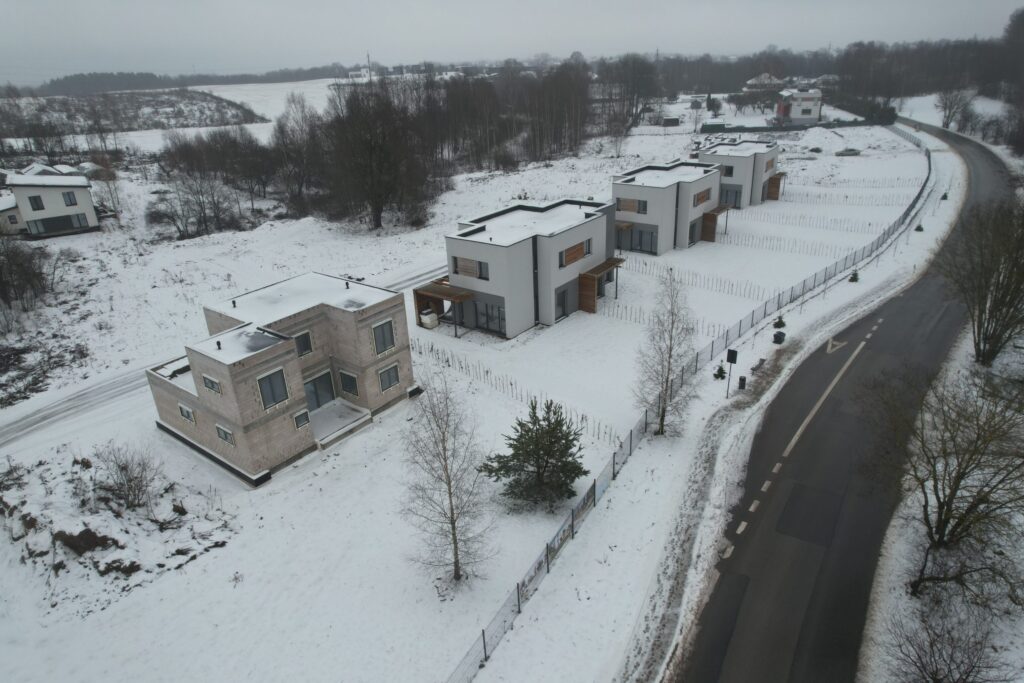 Pupojų parkas 2 etapas (namai 4 - 9) (Skaisterių g. 9, 11, 13, 15, 17, 19) - Row housing - construction photos