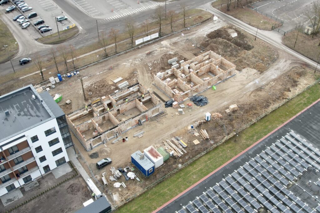 Naujoji Dainava 3 etapas (Garažų g. 21) - Multi apartment - construction photos