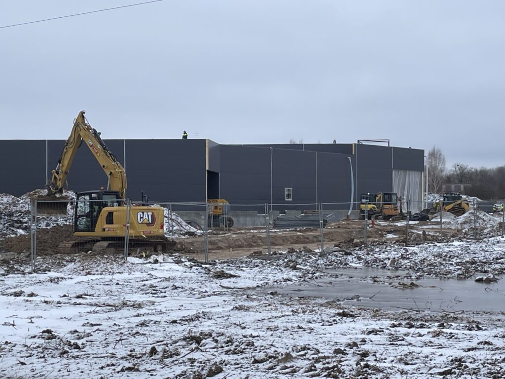 IKI Vijūkų g. (Vijūkų g. 125) - Food store - construction photos