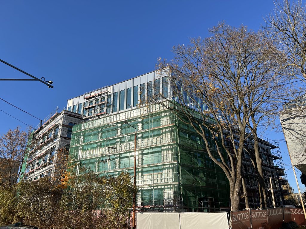 Summos (Lapių g. 3) - Office center - construction photos