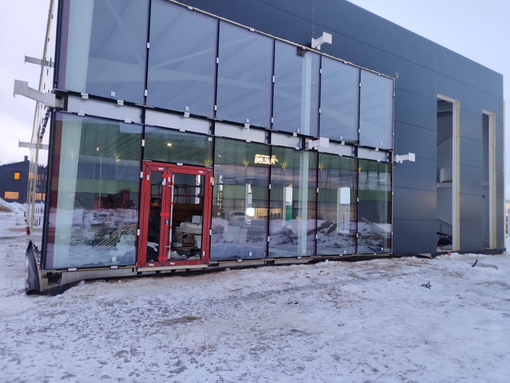 Ožiarūčių g. 8 (Ožiarūčių g. 8) - Ne maisto parduotuvė, Sandėlys / Platinimo centras - statybų nuotraukos