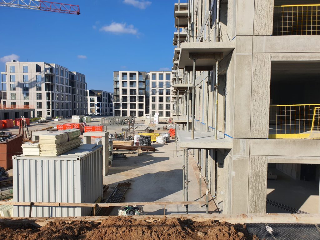 Vilnelės skverai 4 etapas (Manufaktūrų g. 7) - Daudzdzīvokļu nams - būvdarbu attēli