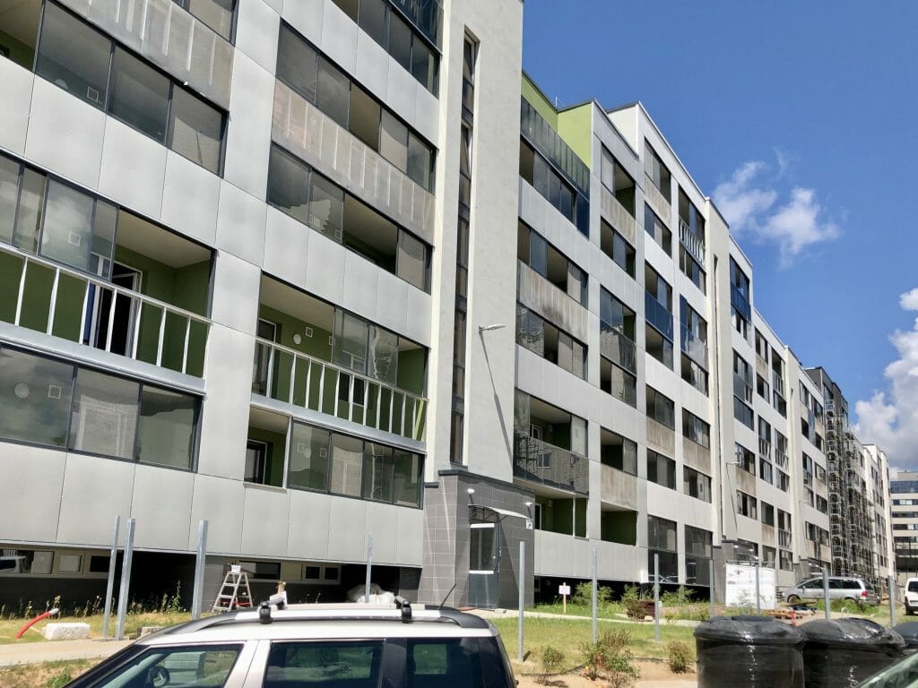 K17 (Kernavės g. 15, 17) - Multi apartment - construction photos