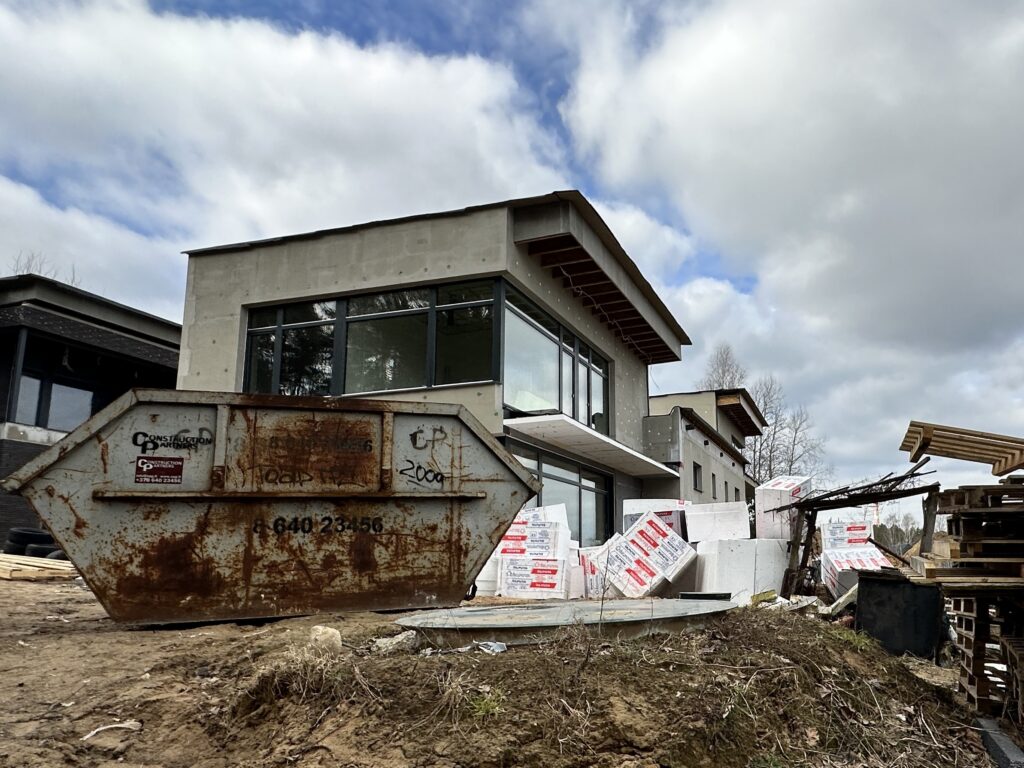 Terasų g. 19 (Terasų g. 19) - Rindu mājas - būvdarbu attēli