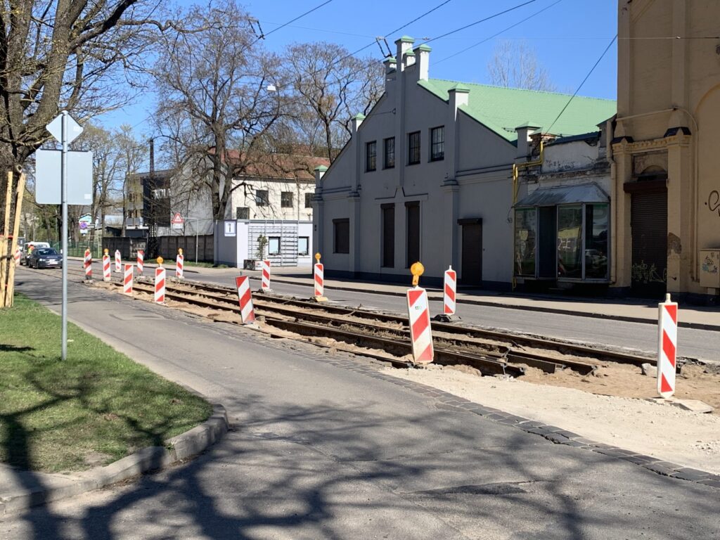 5. tramvaja maršruts - Rīgas tramvaja infrastruktūras pielāgošana zemās grīdas tramvaja parametriem (Slokas iela) - Road - construction photos