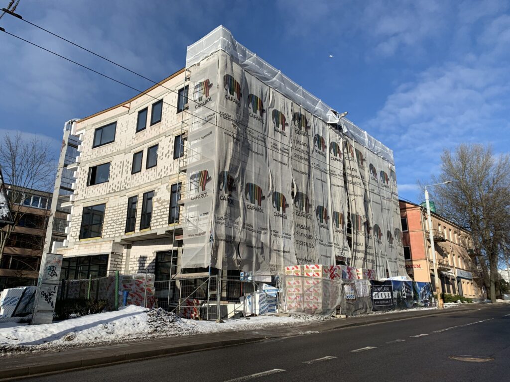 Star House (Kalvarijų g. 126A) - Multi apartment - construction photos