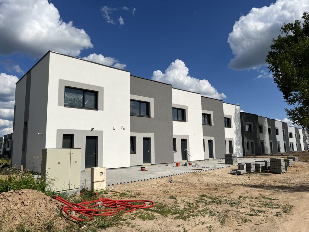 Dituvos kvartalas 6 etapas (Vorupės g. 33, 35) - Rindu mājas - būvdarbu attēli