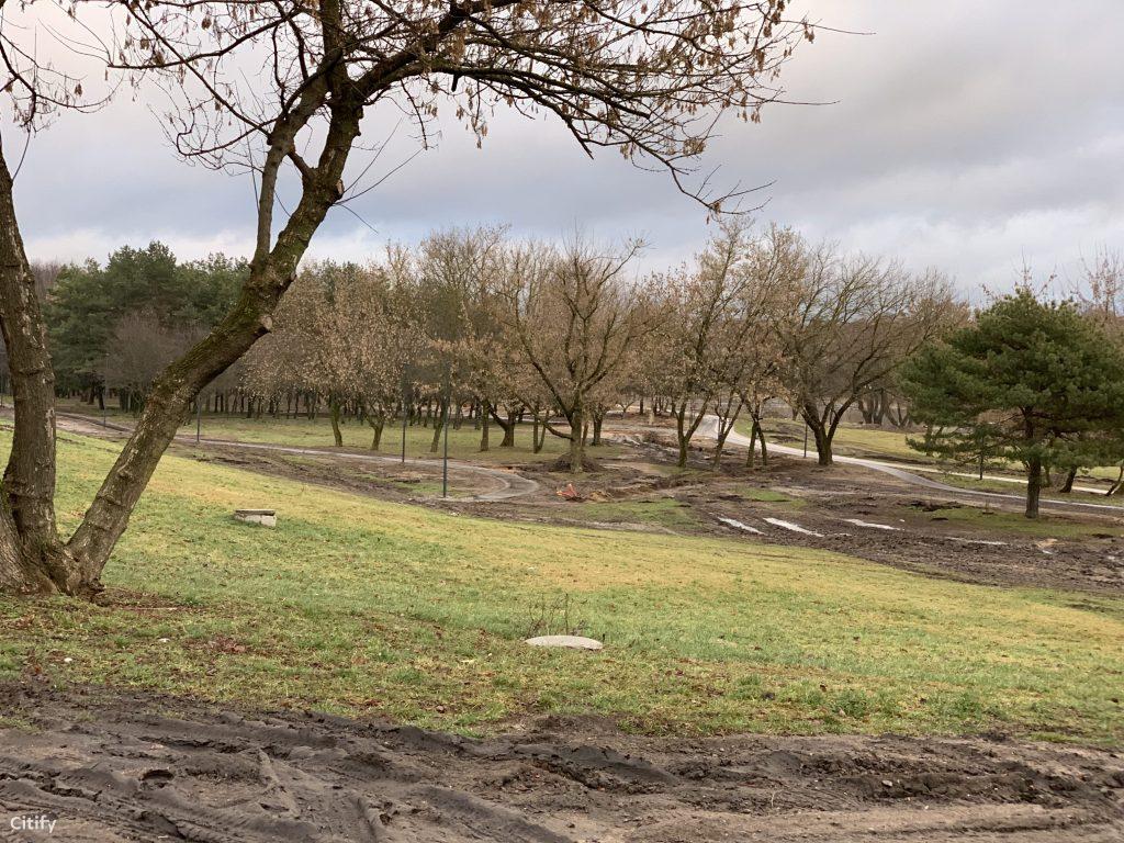 Neries krantinės parkas (Neries krant.) - Park - construction photos