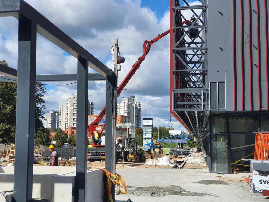 PC PIKAS (Ukmergės g. 221) - Shopping center - construction photos