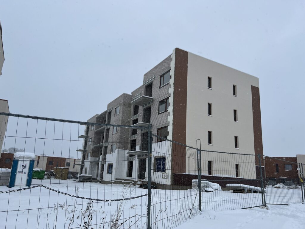 Horizontai (rytų, pietų, šiaurės) (Simono Grunau g. 34, 36, 38) - Multi apartment - construction photos