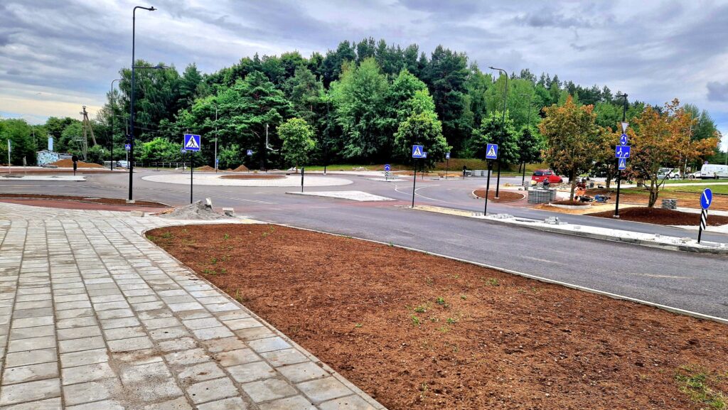 Smalinės g. tęsinys (Smalinės g.) - Bike path, Street - construction photos