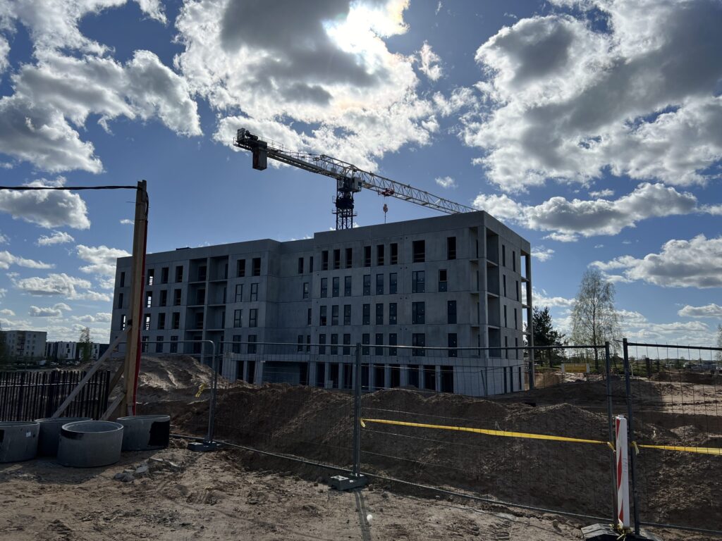 GyvenkiM29 (M. Mažvydo g. 29) - Multi apartment - construction photos