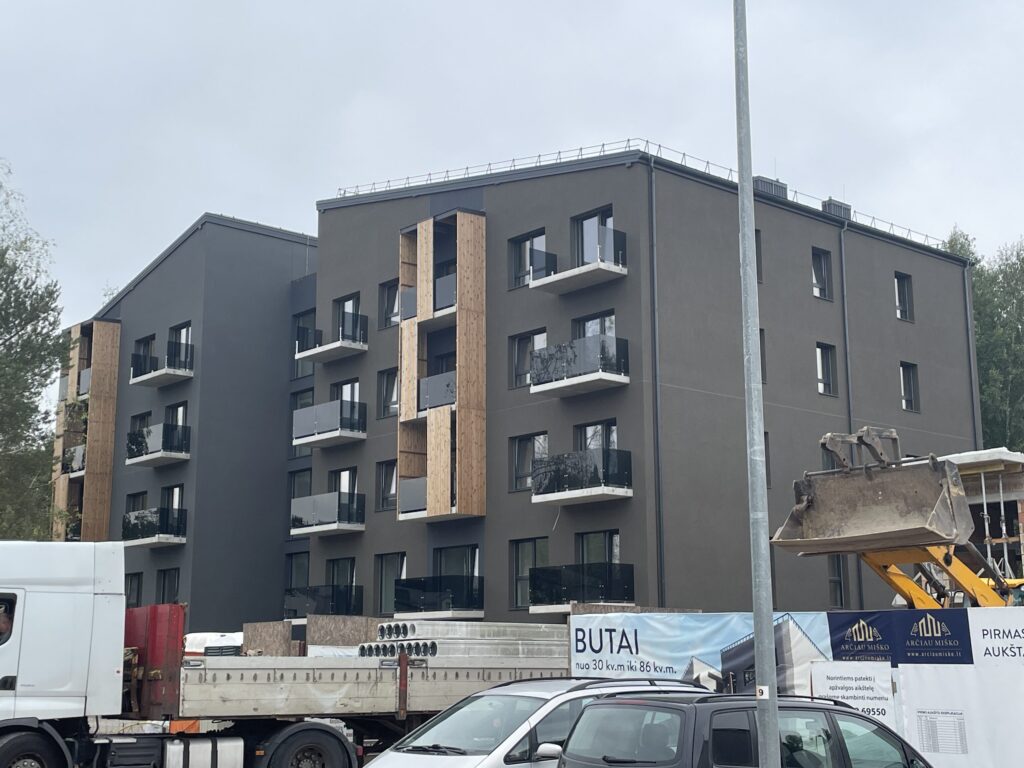 Arčiau miško 1 etapas (1C, 1D) (Girios g. 1G) - Multi apartment - construction photos