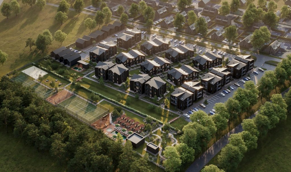 Ritmai 1 etapas | namai A, B, C, H, I (Vaivorykštės g. 4) - Korterelamu - visuaalne