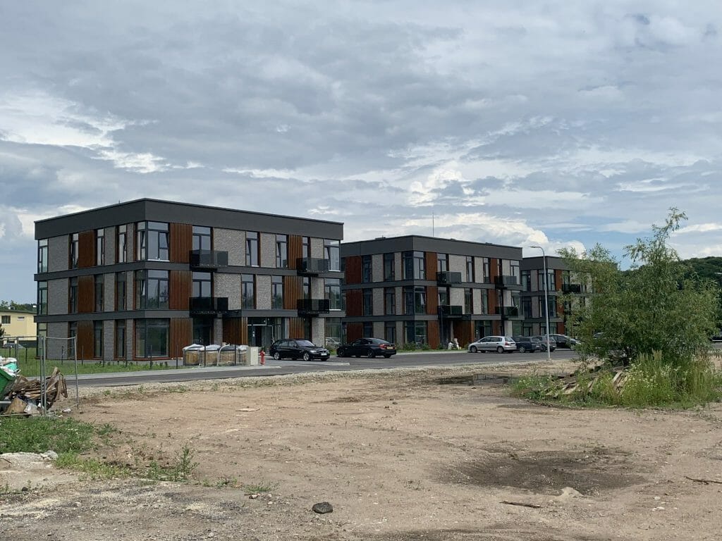 Neries slėnis (Panerių g. 244) - Multi apartment - construction photos